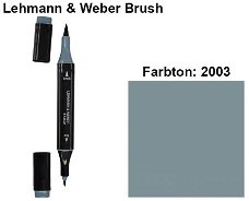 NIEUW Brush Marker Middelgrijs (2003) van Lehmann & Weber