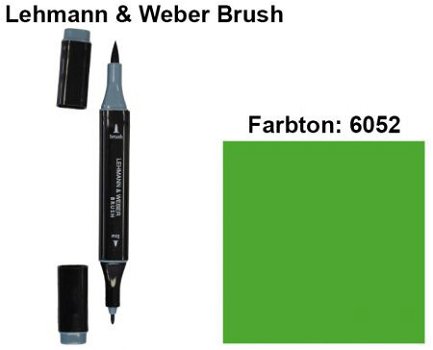 NIEUW Brush Marker Groen (6052) van Lehmann & Weber - 1
