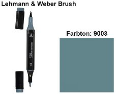 NIEUW Brush Marker Blauwgrijs (9003) van Lehmann & Weber