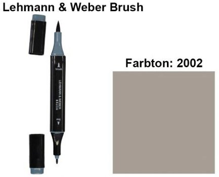 NIEUW Brush Marker Muisgrijs (2002) van Lehmann & Weber - 1