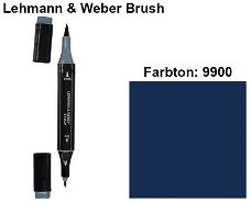 NIEUW Brush Marker Navy (9900) van Lehmann & Weber