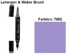 NIEUW Brush Marker Lila (7002)  van Lehmann & Weber