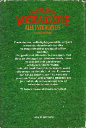 Emmenes, Ir. A. van - Neerlands Voetbalglorie - Afbeelding 2