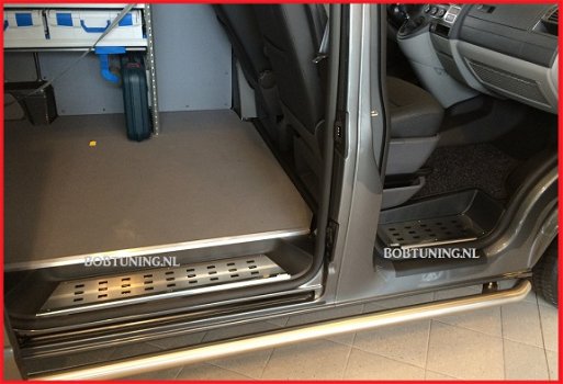 Bobtuning Rvs instaplijsten Volkswagen T5&T6 Multivan 3x - 1