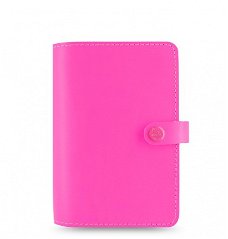 Filofax personal fluro 2015 fluoro pink