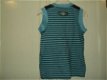 Blue Seven mint groen gestreepte singlet gitaren 104/110 - 3 - Thumbnail