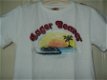 Eager Beaver wit shirt met beach print maat 110 - 2 - Thumbnail