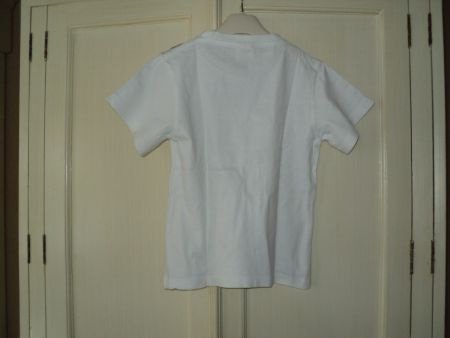 Eager Beaver wit shirt met beach print maat 110 - 3