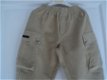 Jean Bourget camel flanel broek maat 128 nieuw - 2 - Thumbnail