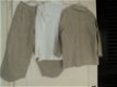 Monny 3 delige linnen set blouse broek jasje nieuw maat 128 - 2 - Thumbnail