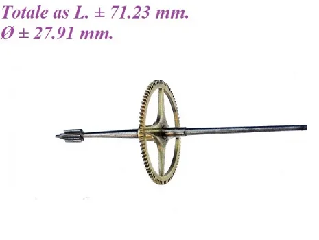 === Centrumrad = Franse pendule = oud === 23124 - 1