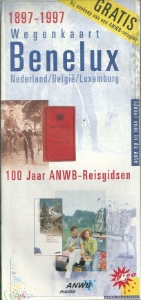 Wegenkaart Benelux 1997 ANWB