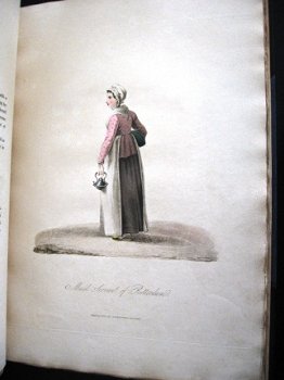 The Costume of the Netherlands 1817 30 Handgekl. Aquatint gravures - 8