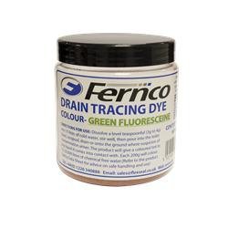Fernco Riool Traceerkleurstof 200 gram, fluorescerend groen - 1