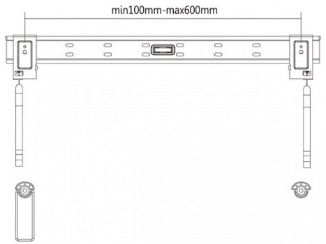 Goedkope TV ophangbeugel LCD LED TV muurbeugel 37-70