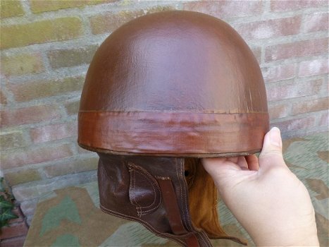 Motorhelm uit de jaren 40-50 - 3