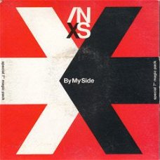 VINYLSINGLE * INXS * BY MY SIDE  * GREAT BRITAIN  7"