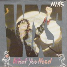 VINYLSINGLE * INXS * WHAT YOU NEED * PROMO   * U.S.A.  7"