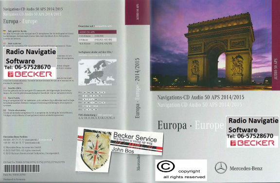 Mercedes Benz Audio 50 Aps cds 2014-2015 Europa - Afbeelding 2