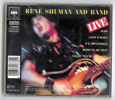 CD René Shuman and band Live - 2