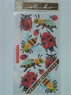 sticko ladybugs&bees