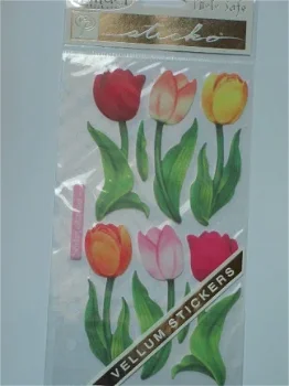 sticko tulips GERESERVEERD - 1