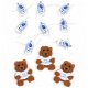 Jolee's boutique embellishments baby boy bear and booties - 1 - Thumbnail