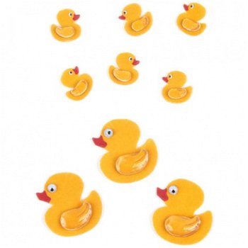Jolee's boutique embellishments mini rubber duckies - 1