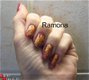 Nagel water Stickers Decals nail art BLOEMEN GOUD 11 gold - 1 - Thumbnail