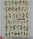 Nagel water Stickers Decals nail art ROZEN GOUD 14 - 1 - Thumbnail