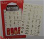 Nagel water Stickers Decals nail art ROZEN GOUD 20 - 1 - Thumbnail