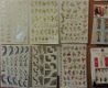 12 x Nagel water Stickers Decals nail art BLOEM KANT GOUD - 1 - Thumbnail