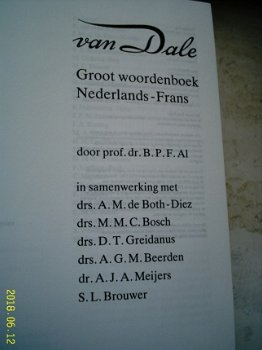 Groot woordenboek Nederlands-Frans. - 2