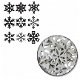 NIEUW Maya Road Snowflake Chipboard Set 18 pcs - 1 - Thumbnail