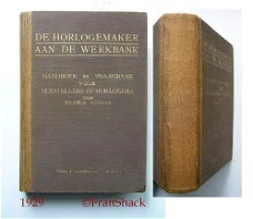 [1929] De Horlogemaker aan de werkbank, Schultz, Cuperus .