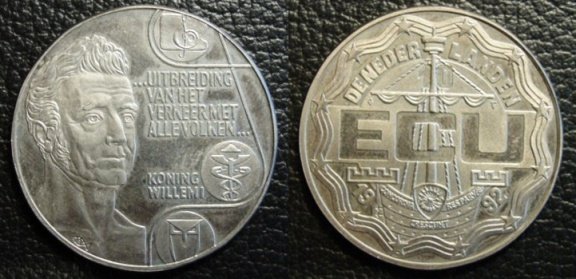 10 Ecu munt Willem I 1992 - 1