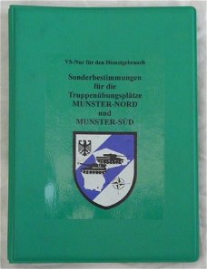 Boekje, Duits, Voorschriften Bijzondere Bepalingen Militair Oefenterrein, jaren'90.
