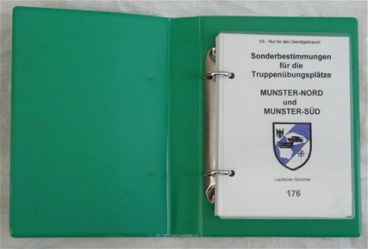 Boekje, Duits, Voorschriften Bijzondere Bepalingen Militair Oefenterrein, jaren'90. - 3