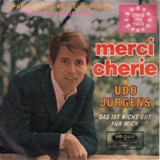 1966  AUSTRIA * UDO JURGENS * MERCI CHERIE * GERMANY 7"