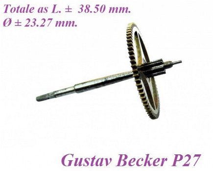 = Onderdeel = gewicht regulateur = G.Becker = 23387 - 0