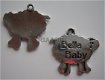 bedeltje/charm baby: schaap bella - 25x23 mm - 1 - Thumbnail