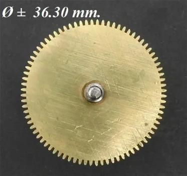 Veer trommel = Franse pendule = zonder veer =23432 - 1