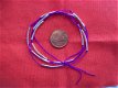 hippie wikkelarmbandje ibiza bracelet paars met zilver armband bracellet armcandy hippiemarkt - 2 - Thumbnail
