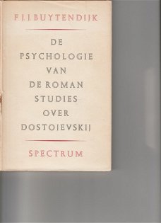 FJJ Buytendijk; De psychologie van de roman over Dostojevskij