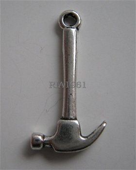 bedeltje/charm gereedschap:hamer 2 - 21 mm - 1