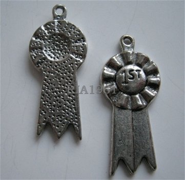 bedeltje/charm mannen :medaille - 27x12 mm - 1