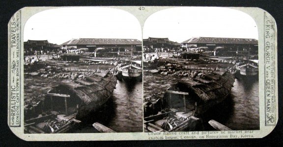 Stereoscopische foto's (7) 1901-05 Japanese Artillery Korea - 2