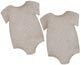 NIEUW 2 stuks Chipboard die-cuts Baby Romper van Fabscraps - 1