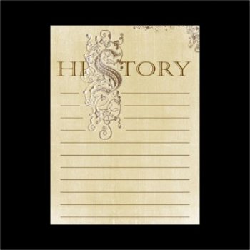 NIEUW Journaling Card Bistro History Delish Designs 8X11 cm - 1