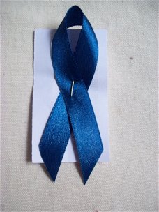 ME /CVS RIBBON darblue bewustzijnslintje lintje strikje